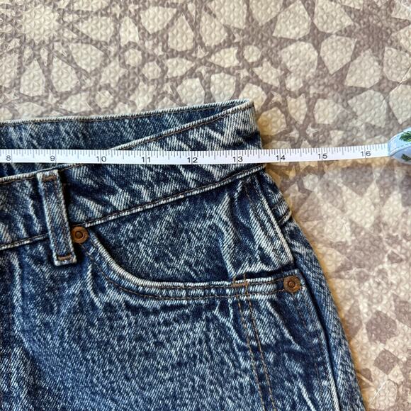 Vintage 90s Lee High Rise Jeans Acid Wash Made in USA Size 28 100% Cotton - Picture 8 of 10